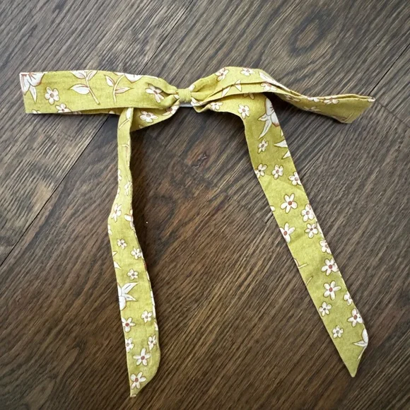 Lali Kids Marigold Floral Dress with bow included! - Picture 5 of 7